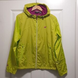 New Balance Lime Green Hooded Jacket